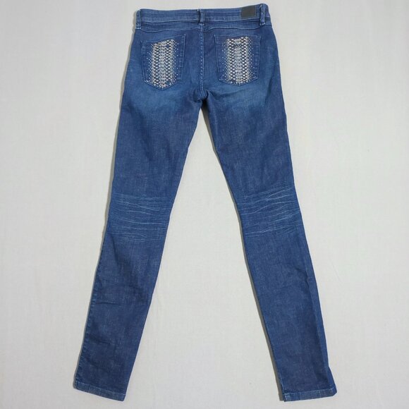 Guess Jeans Brittney Skinny women's size 28 ink blue colour stretchy - Picture 3 of 16